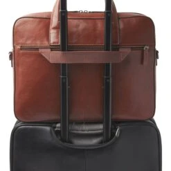 Castelijn & Beerens Gaucho Ted Laptop Bag 15.6'' Cognac -Mode Tassen Winkel image 9914