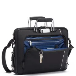 Tumi Arrivé Hannover Slim Briefcase Black -Mode Tassen Winkel image 9920