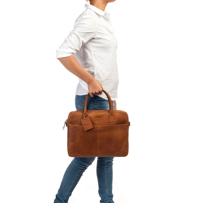 Burkely Vintage Jack Worker 13.3'' Cognac 2 Burkely Vintage Jack Worker 13.3'' Cognac - Afbeelding 2