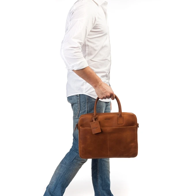 Burkely Vintage Jack Worker 13.3'' Cognac 3 Burkely Vintage Jack Worker 13.3'' Cognac - Afbeelding 3