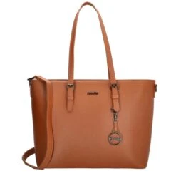 Charm London Birmingham Shopper 15.6 Inch Cognac
