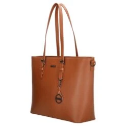Charm London Birmingham Shopper 15.6 Inch Cognac -Mode Tassen Winkel image 9964